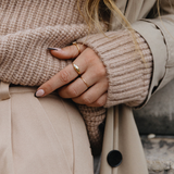 Stacking Ring Band - Naut & Chain