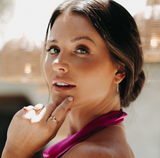 Linq Hoop Sapphire Earrings - Naut & Chain