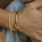 The Angela Diamond Tennis Bracelet - Naut & Chain