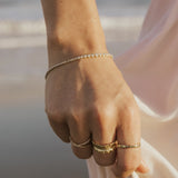 The Angela Diamond Tennis Bracelet - Naut & Chain