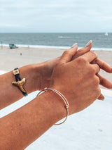 Slip-Naut Expandable Bangle - Naut & Chain