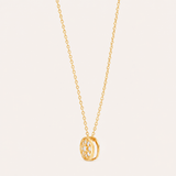 Cove Diamond Circle Necklace