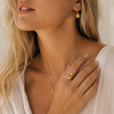 Naut & Chain Reef Bound Cuff Ring featuring intricate ocean-inspired design in sterling silver jewelry.
