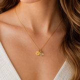 Compass Charm Necklace - Naut & Chain