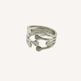 Reef Bound Cuff Ring - Naut & Chain