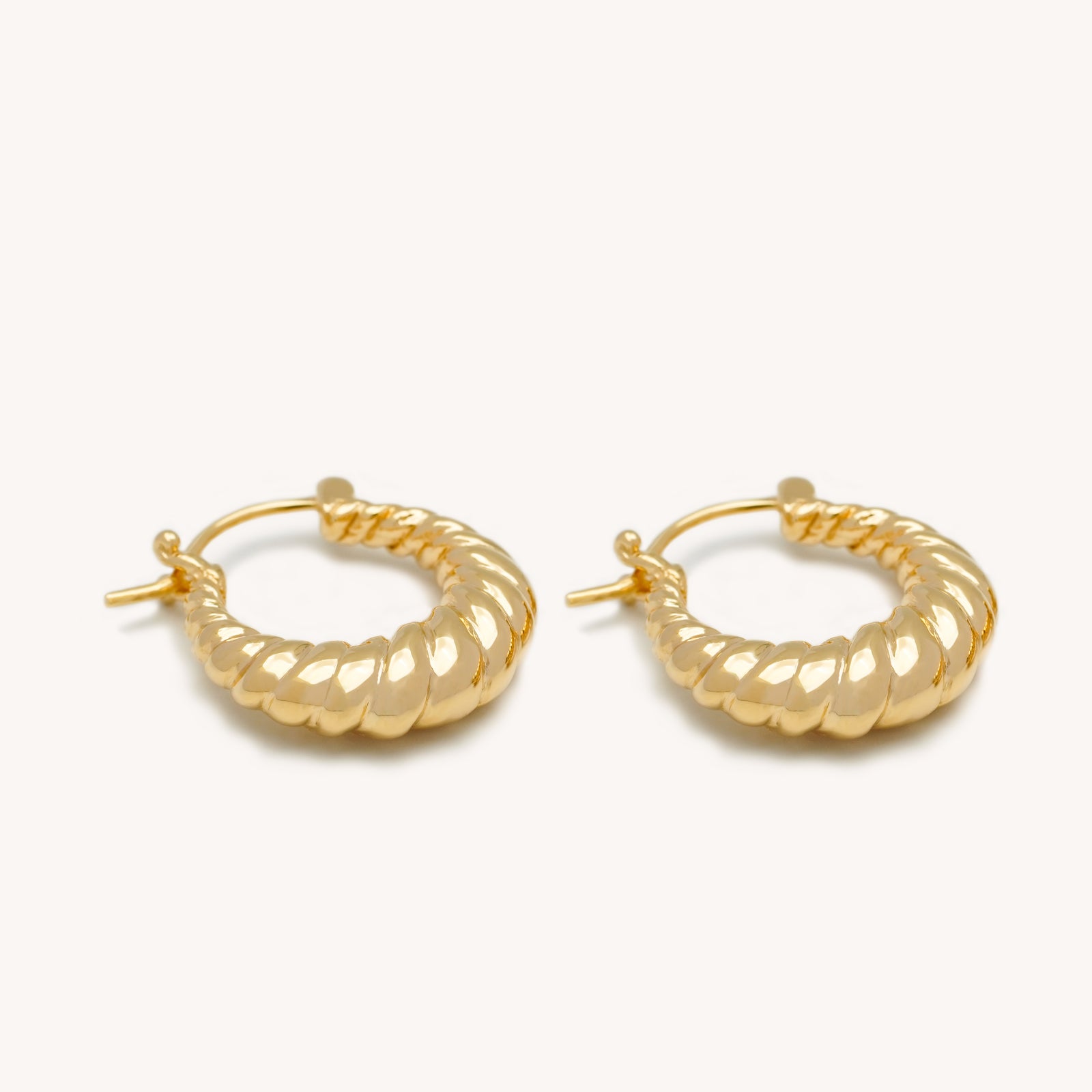 [STONE HENgE] 韓国ブランド☆14K☆U0062 Earrings 14 Karat Yellow & White Gold Diamond Double S Crossover