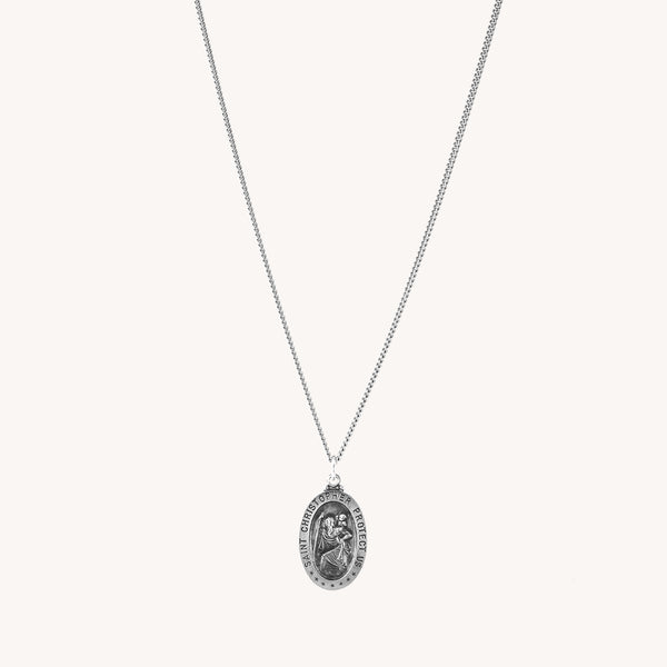 The Minimalist St. Christopher Traveler’s Necklace