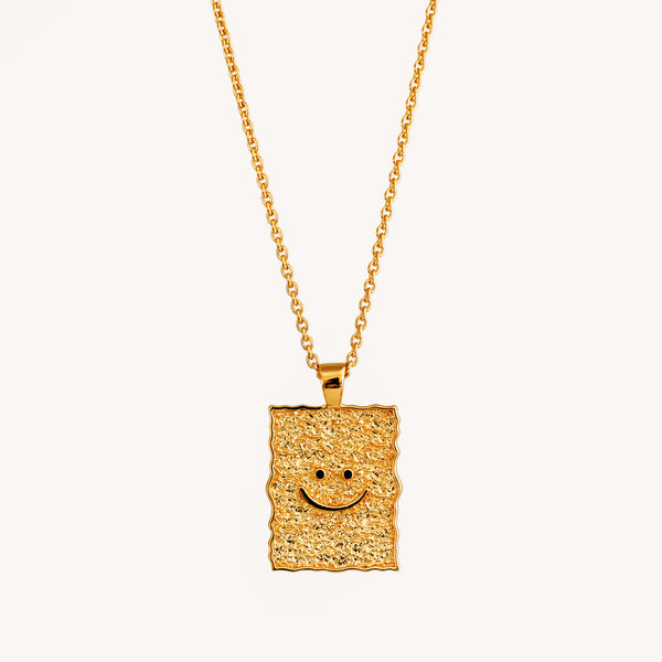 Smiles Tag Necklace