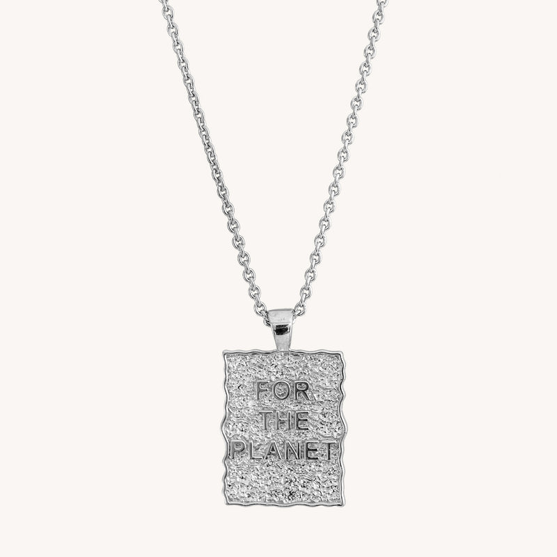 For The Planet Tag Necklace – Naut & Chain
