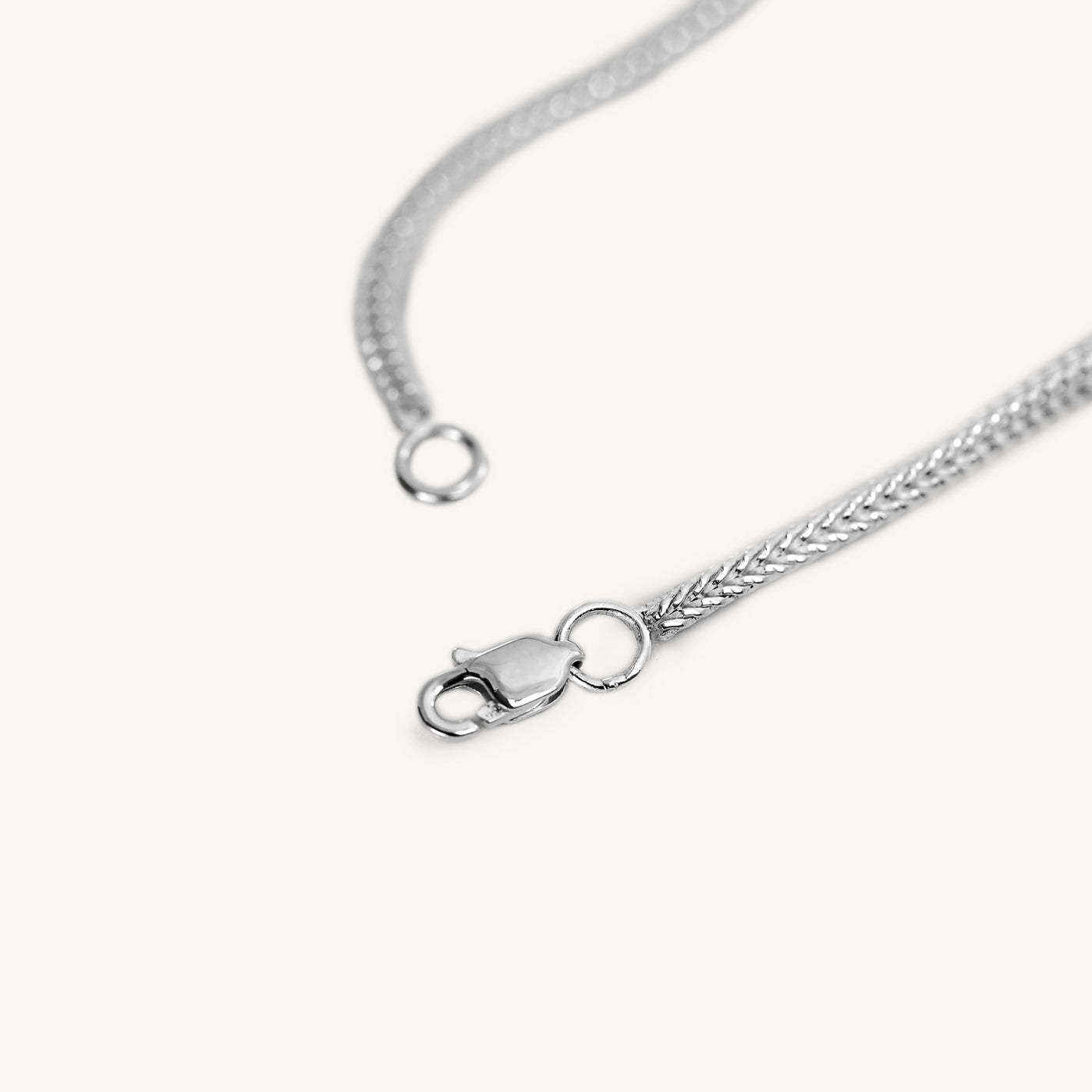 【TATIANA】MODERN FLAT SNAKE CHAIN Necklace★送料・関税込 TEWIKY Flat Snake Necklace with Bracelet Set
