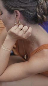 Maya Huggie Hoop Earrings