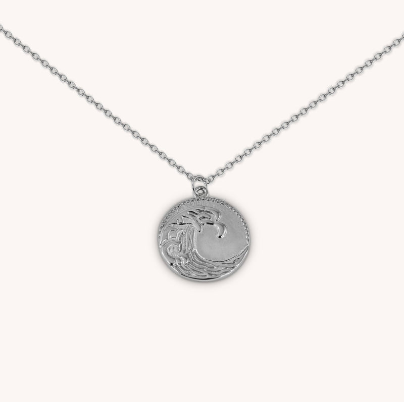 Wave Coin Necklace